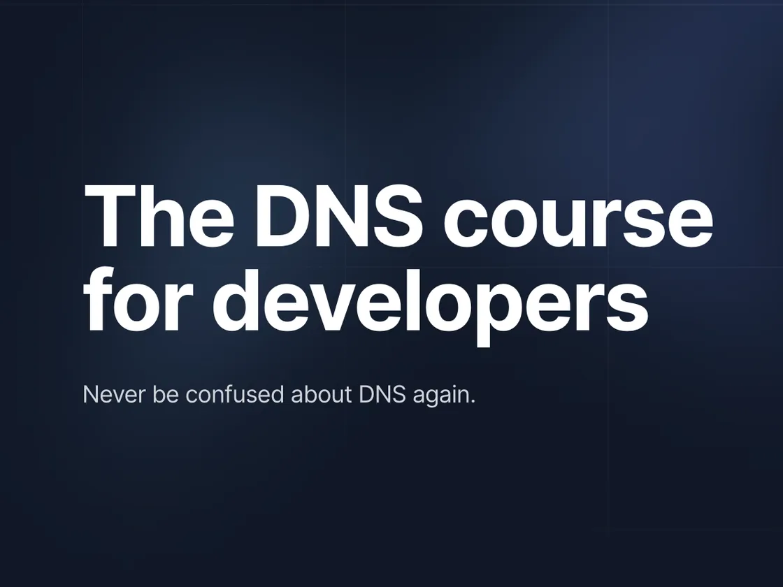 DNS course for developers