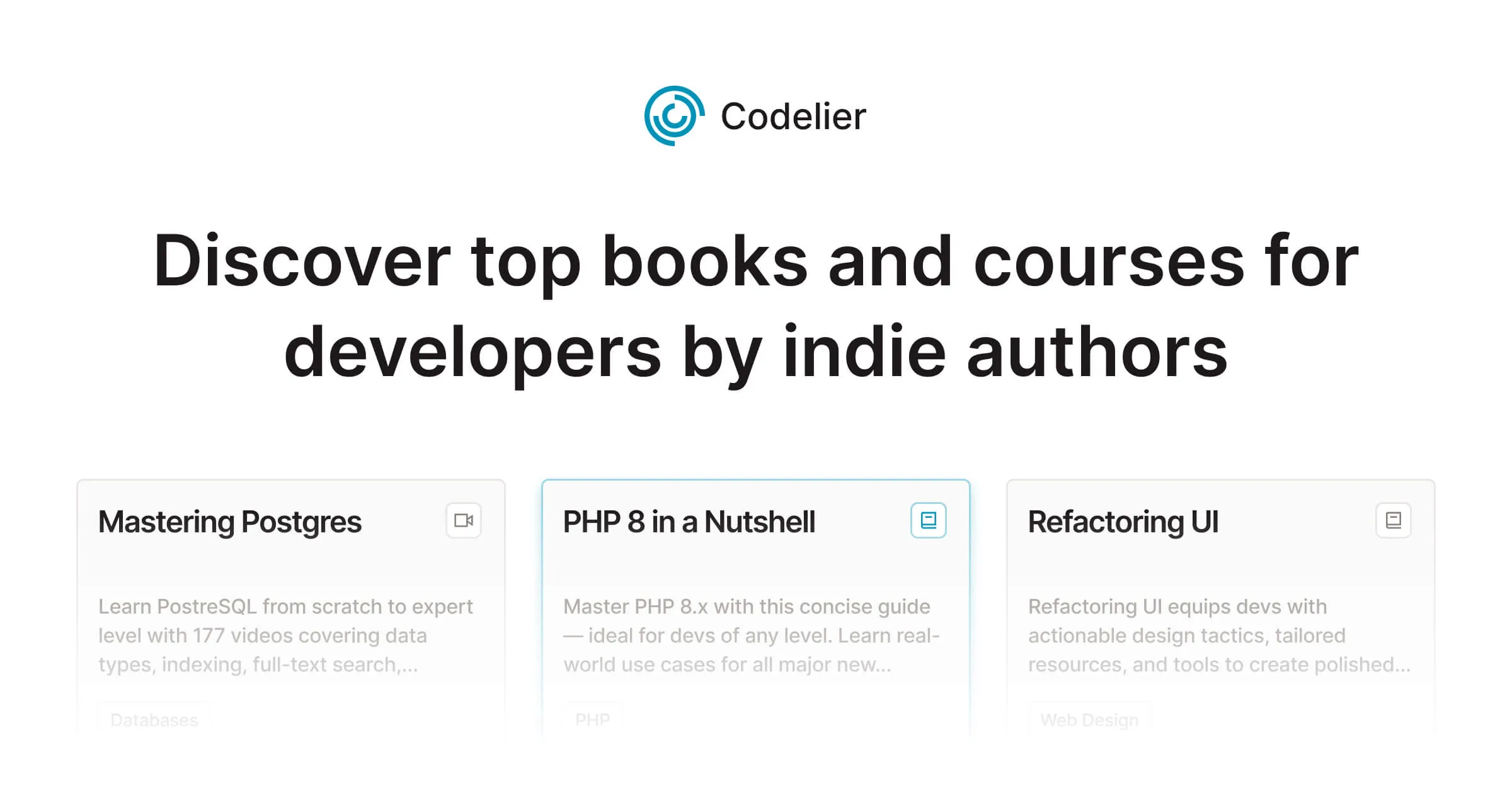 What if Finding Quality Programming Books & Courses Was Actually Simple? Meet Codelier!