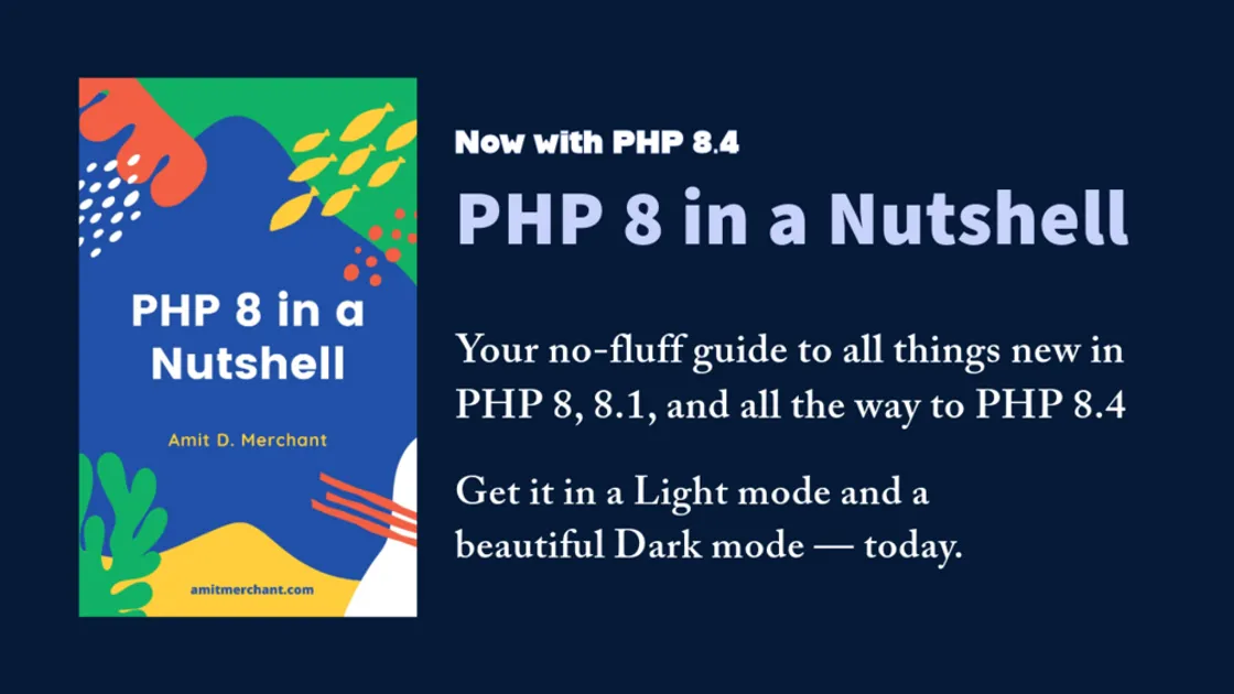 PHP 8 in a Nutshell